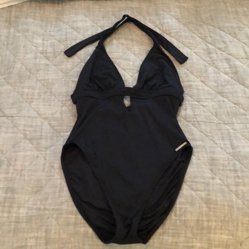 Black Michael Kors One Piece Swimsuit